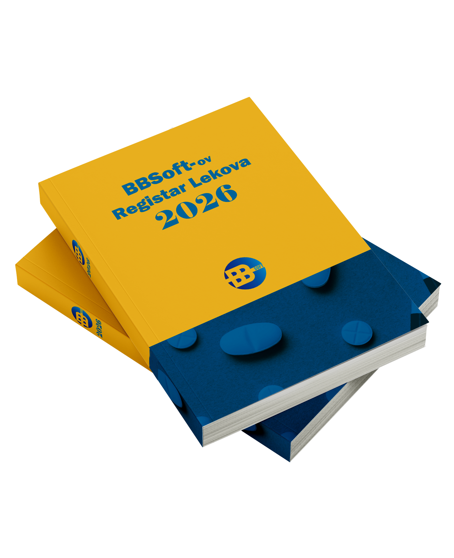 Mockup knjiga 20261 Knjiga BBSoft-ov Registar Lekova 2025